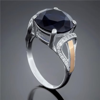 Перстень 489 альпініт синій Rh Timofeev