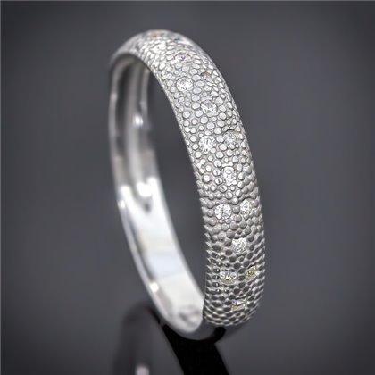 Перстень 487 цирконій білий Rh Timofeev