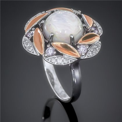 Перстень 425 опал імітація Rh Timofeev