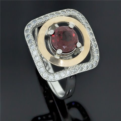 Перстень 403 гранат Rh Timofeev