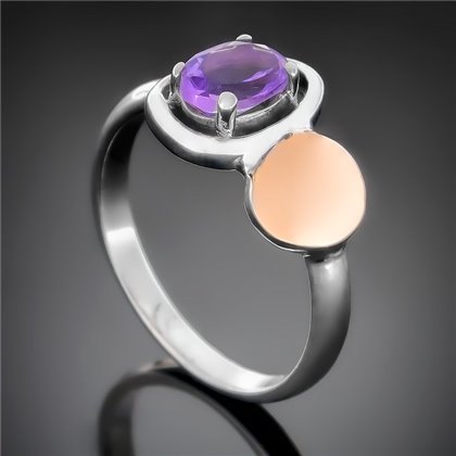 Перстень 399 аметист Rh Timofeev