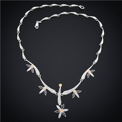 Кольє 72 чорний Rh Timofeev