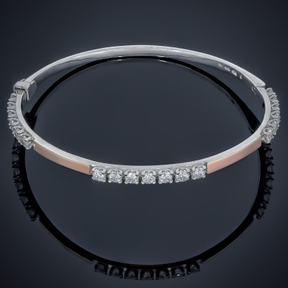 Браслет 517(20,0) цирконій білий Rh Timofeev