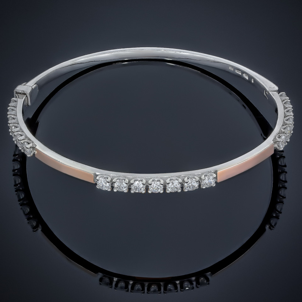 Браслет 517(20,0) цирконій білий Rh Timofeev