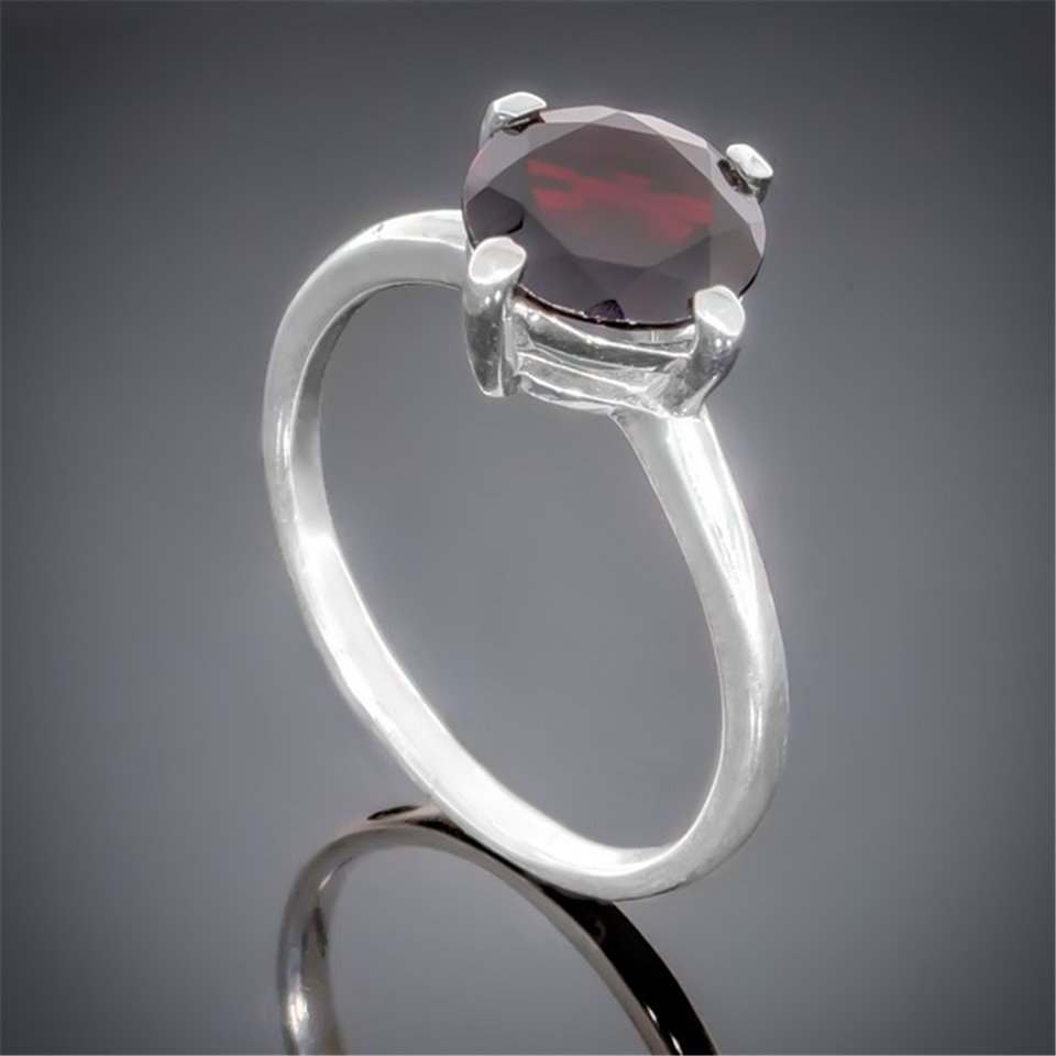 Перстень 138 гранат Rh Timofeev