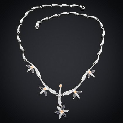 Кольє 72 білий Rh Timofeev