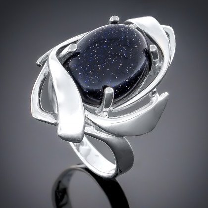 Перстень 027 малахіт Timofeev