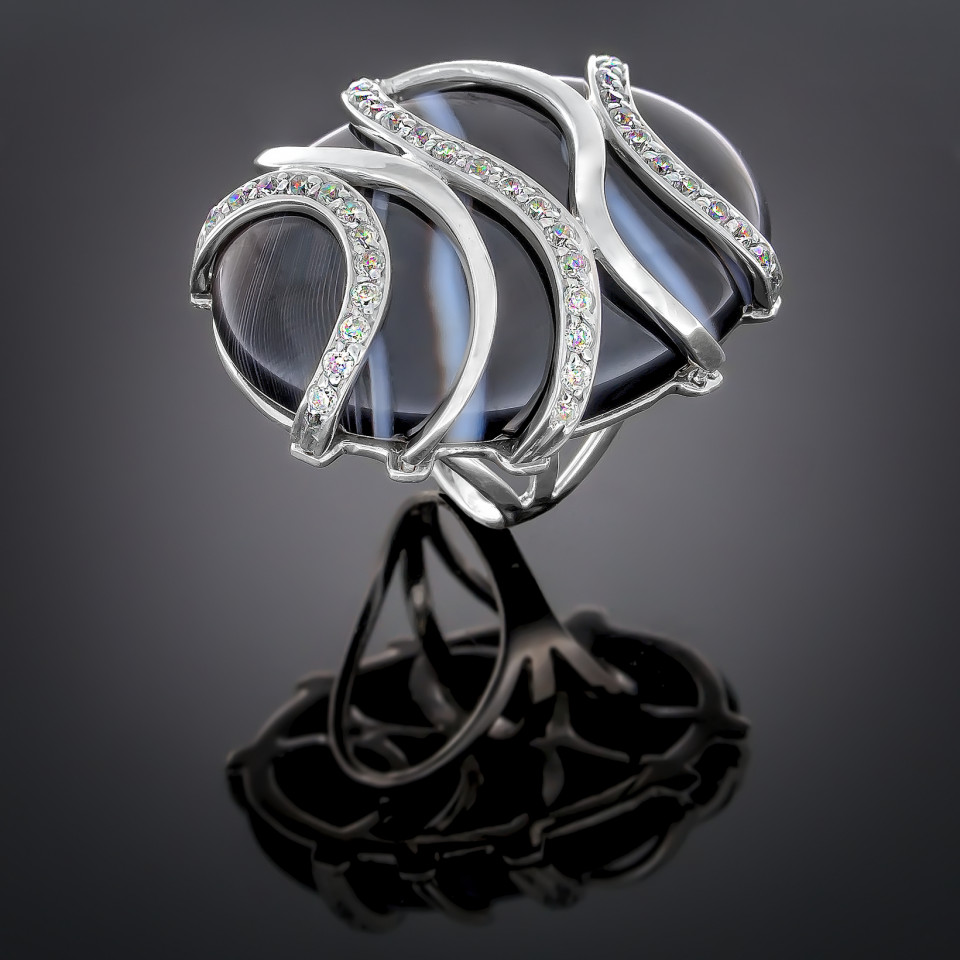 Перстень 030 авантюрин зелений (9) Timofeev