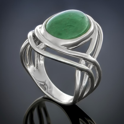 Перстень 031 малахіт Timofeev