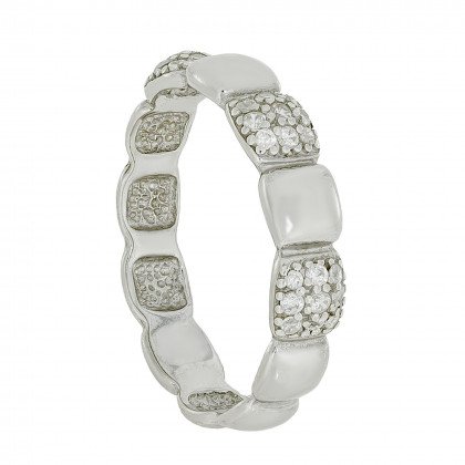 Перстень 1000 цирконій білий Rh Timofeev