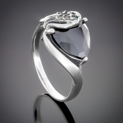 Перстень 127(2) чорний Timofeev