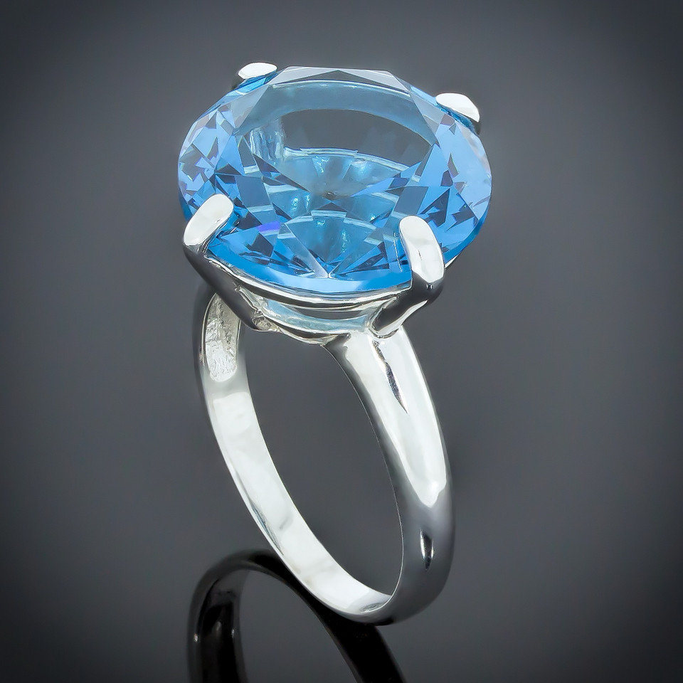 Перстень 129 альпініт блакитний Timofeev