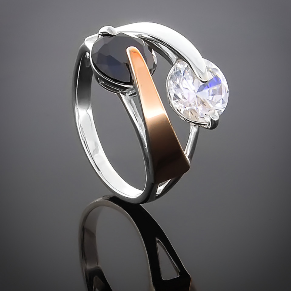 Перстень 149 альпініт містік/цирконій Rh Timofeev