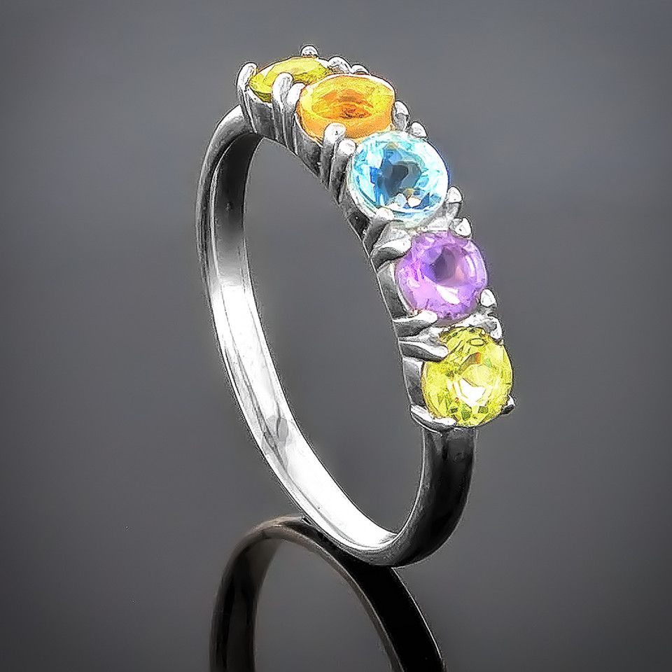 Перстень 157 хризоліт Rh Timofeev