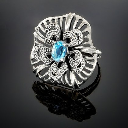 Перстень 161 сапфір Timofeev