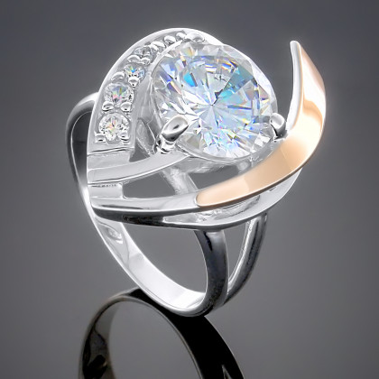 Перстень 179 цирконій білий Timofeev