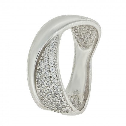 Перстень 945 цирконій білий Rh Timofeev