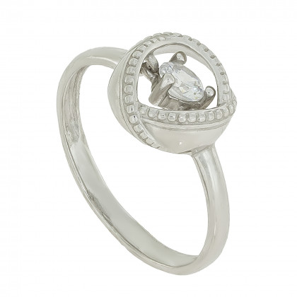 Перстень 979 цирконій білий Rh Timofeev