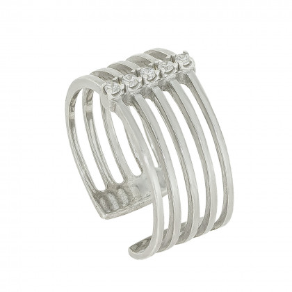 Перстень 985 цирконій білий Rh Timofeev