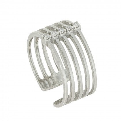 Перстень 985 цирконій білий Rh Timofeev