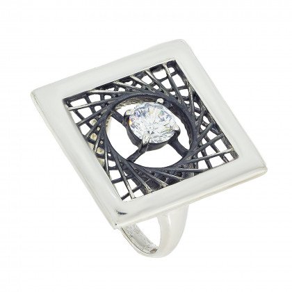 Перстень 902 цирконій білий Timofeev