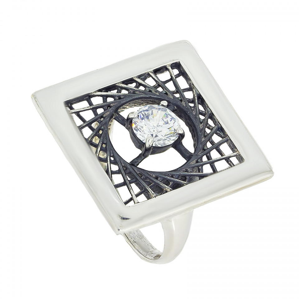 Перстень 902 цирконій білий Timofeev