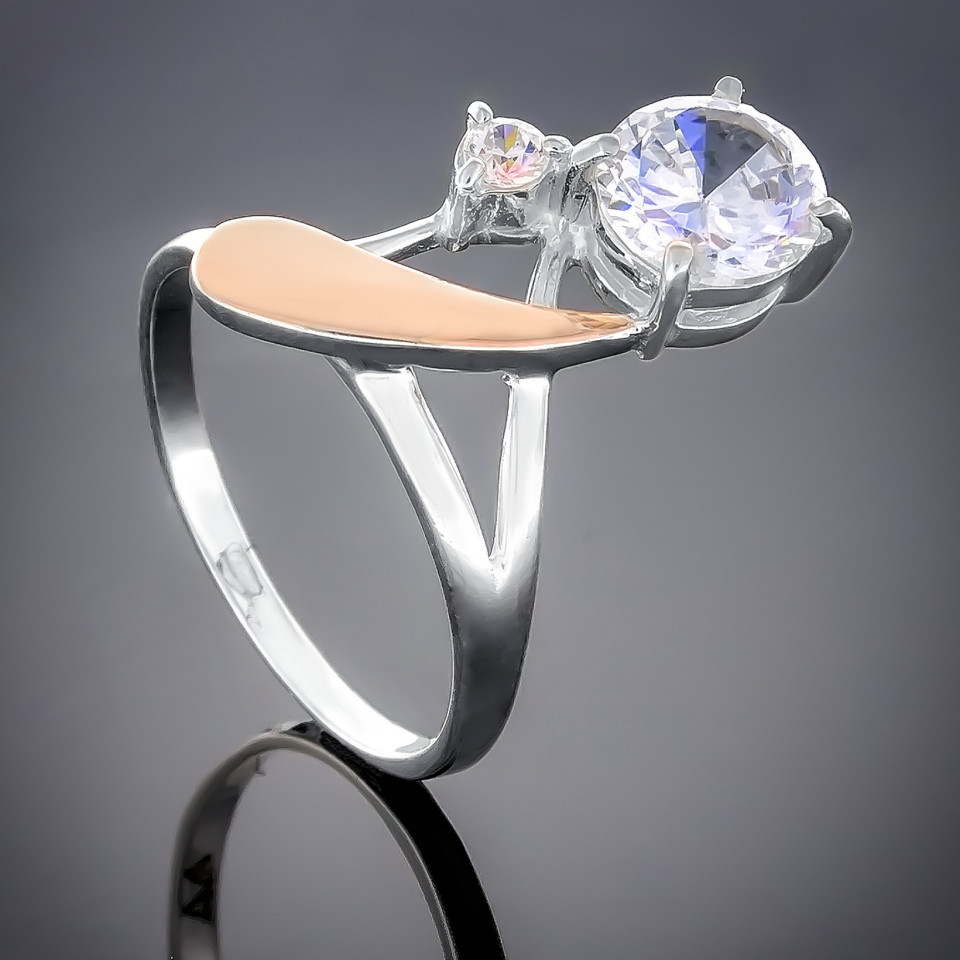 Перстень 81 білий Timofeev