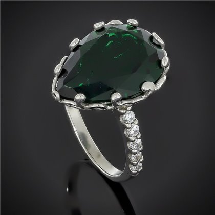 Перстень 602 альпініт зелений Rh Timofeev