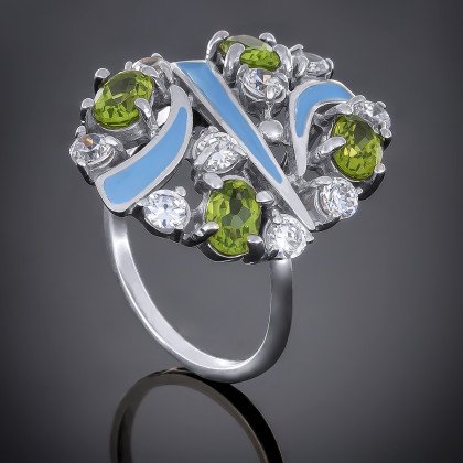 Перстень 65 хризопраз Timofeev
