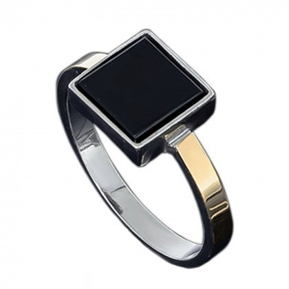 Перстень 618(2) онікс імітація Rh Timofeev