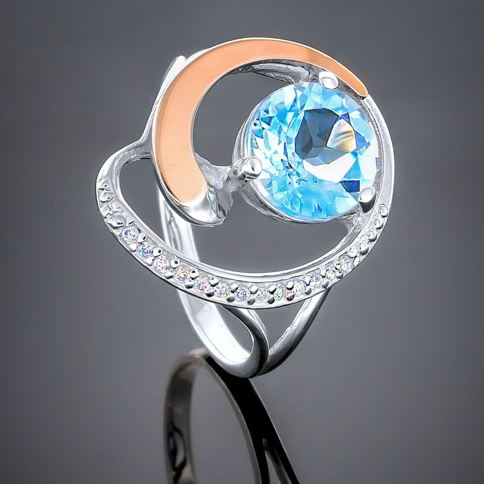 Перстень 192 топаз Timofeev