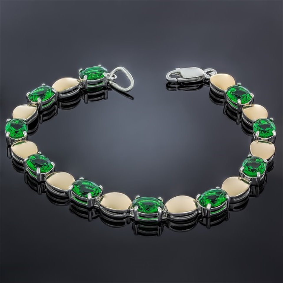 Браслет 477 альпініт зелений Rh