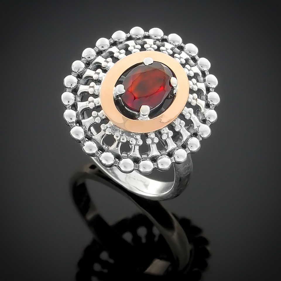 Перстень 274 альпініт клюква Timofeev