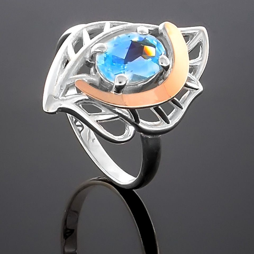 Перстень 281 топаз Timofeev