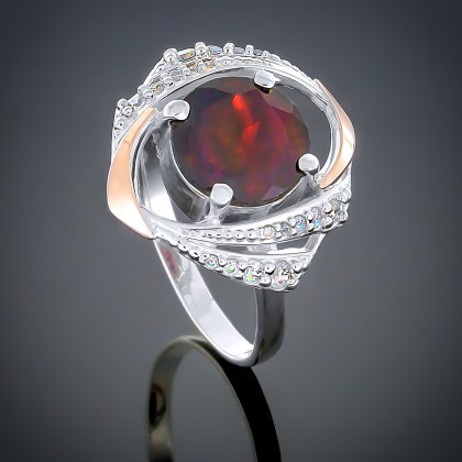 Перстень 298 гранат Timofeev