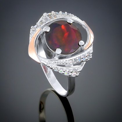 Перстень 298 гранат Timofeev