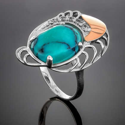 Перстень 310 бірюза Timofeev