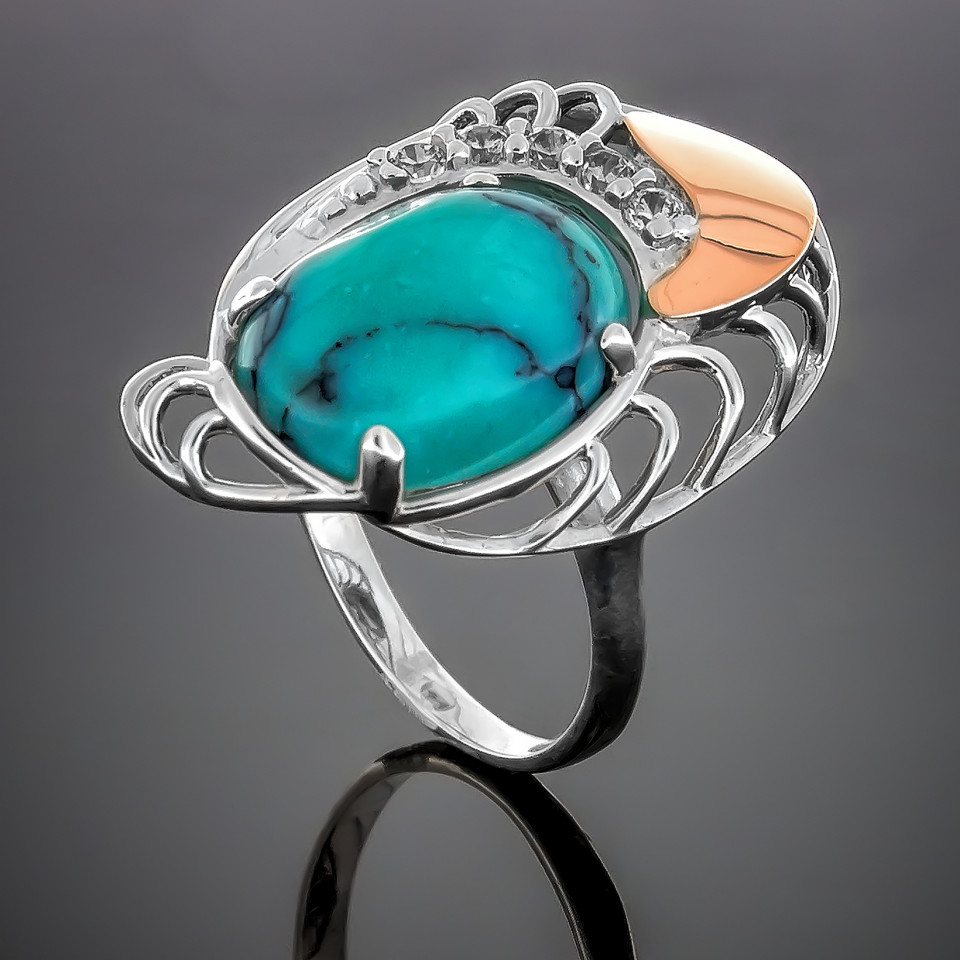 Перстень 310 бірюза Timofeev