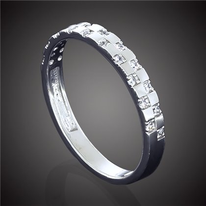 Перстень 815 цирконій білий Rh Timofeev