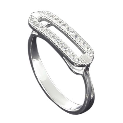 Перстень 820 цирконій білий Rh Timofeev