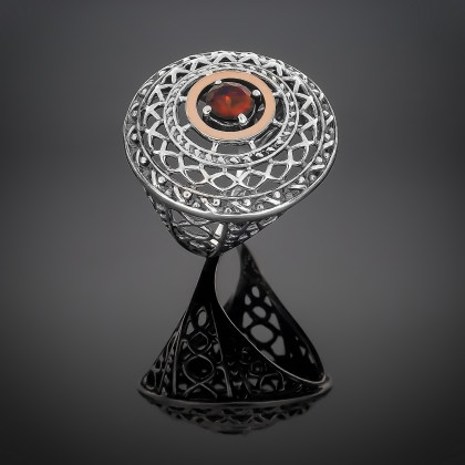 Перстень 352 альпініт клюква Timofeev