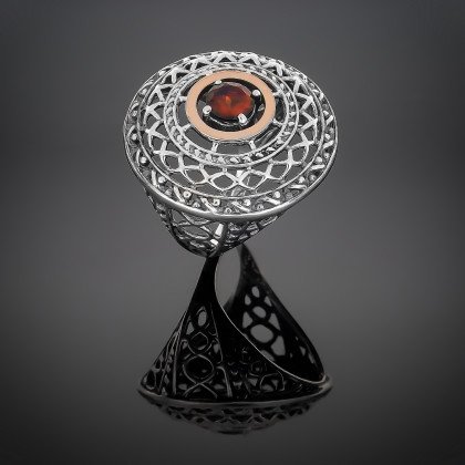 Перстень 352 альпініт клюква Timofeev