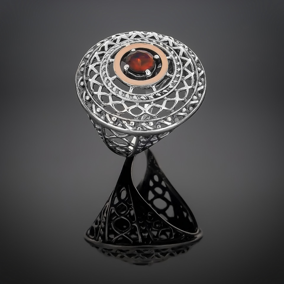 Перстень 352 альпініт клюква Timofeev