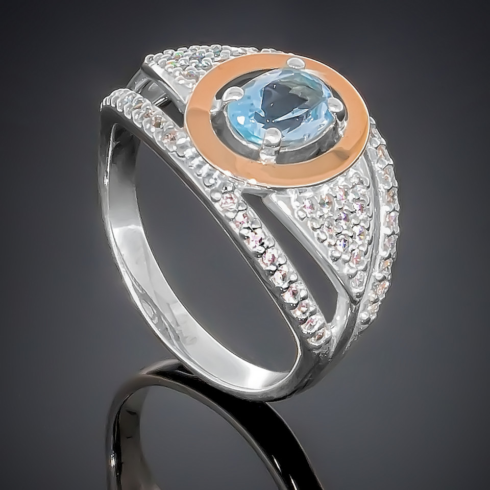 Перстень 368 альпініт монтана Rh Timofeev