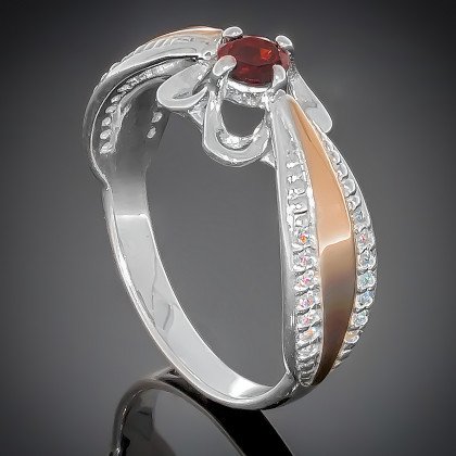 Перстень 371 гранат Timofeev