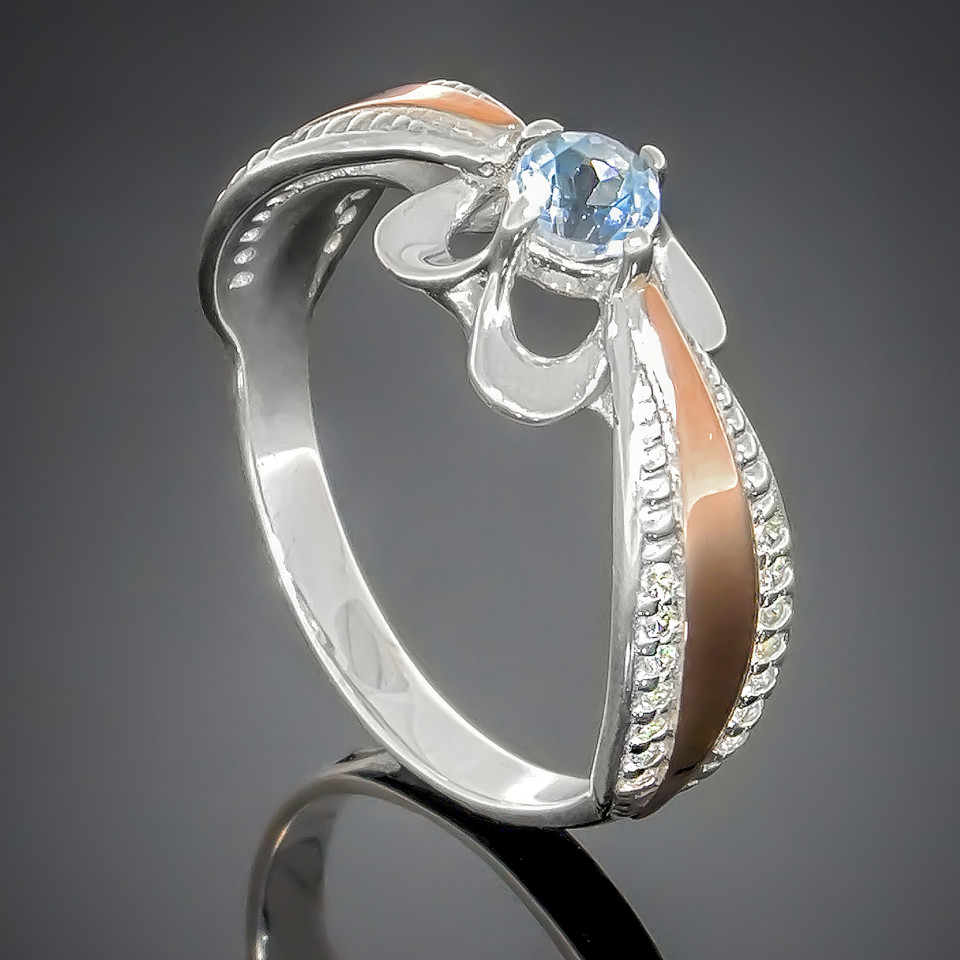 Перстень 371 топаз Timofeev