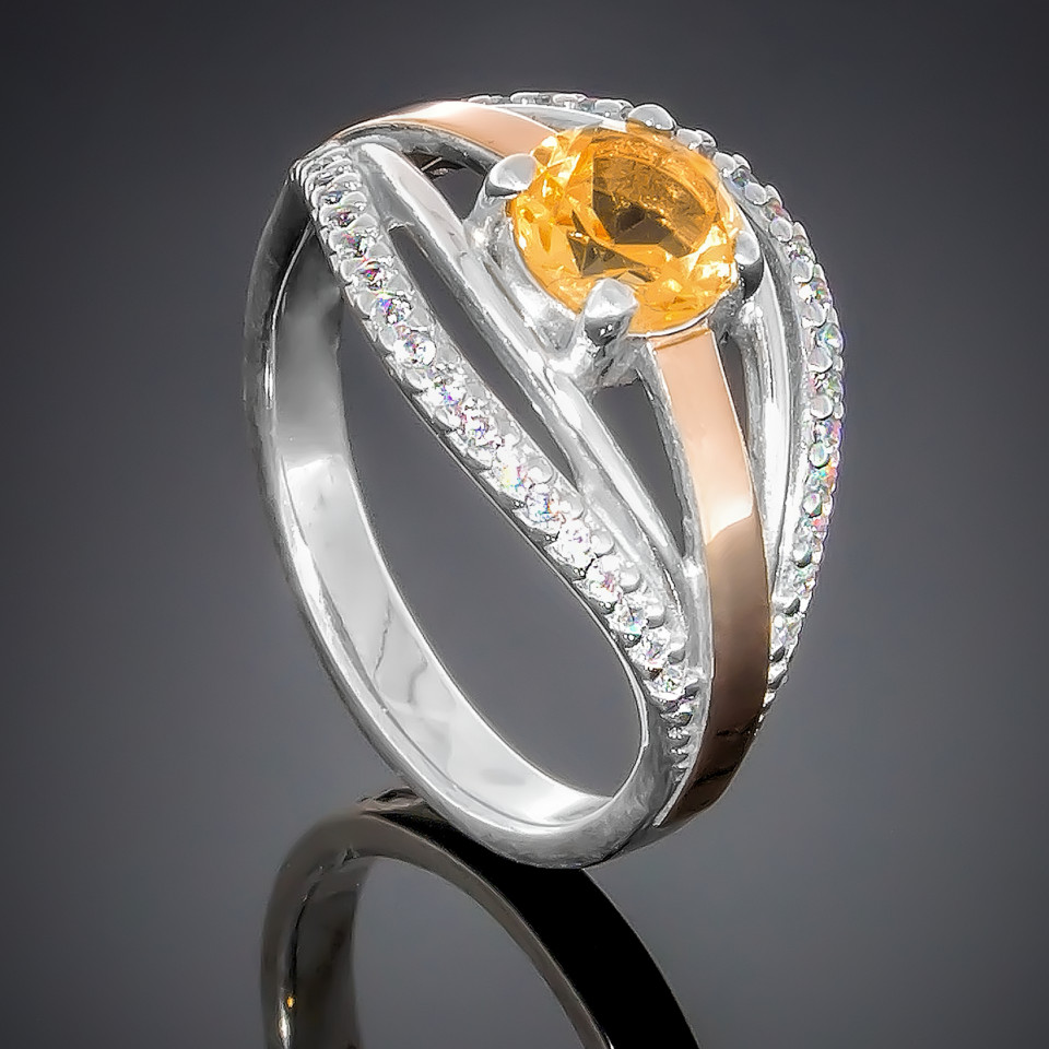 Перстень 377 цитрин Timofeev