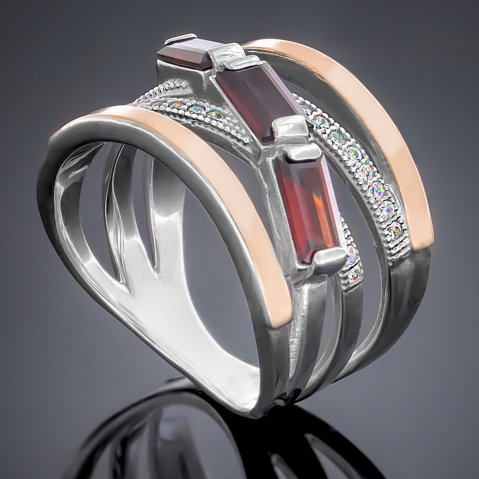 Перстень 383 гранат Timofeev