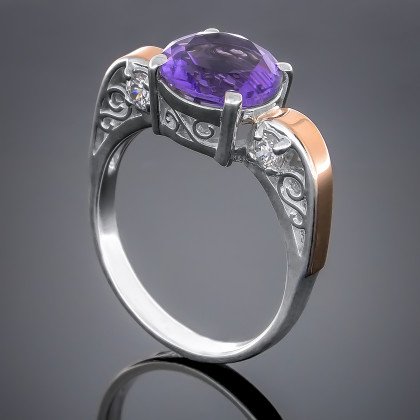 Перстень 384 альпініт сірень Rh Timofeev