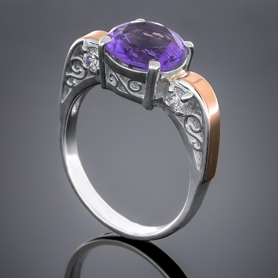 Перстень 384 альпініт сірень Rh Timofeev